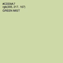 #CDD9A7 - Green Mist Color Image